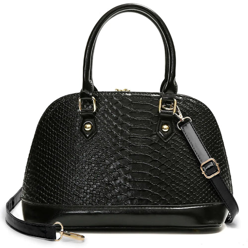 Chic Dome Leather Crossbody Bag for Women