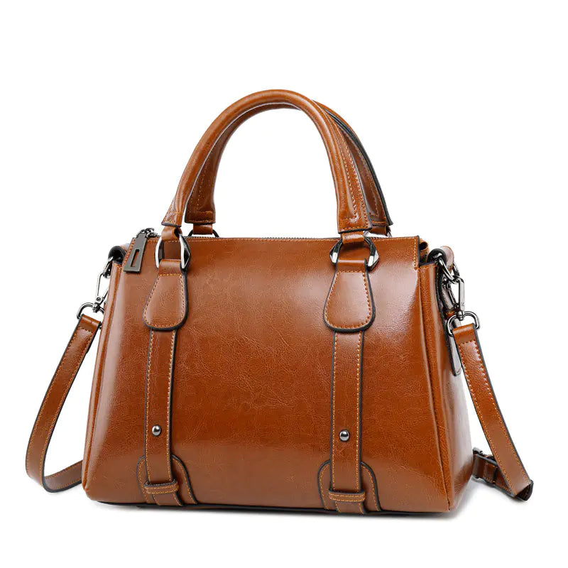 Pillow Leather Handbag