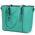 Ladies' Turquoise Tote and Crossbody Bag