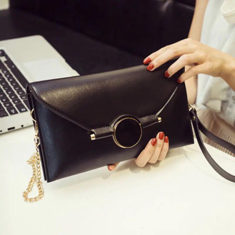 Soft Leather Multi‑Pocket Tote