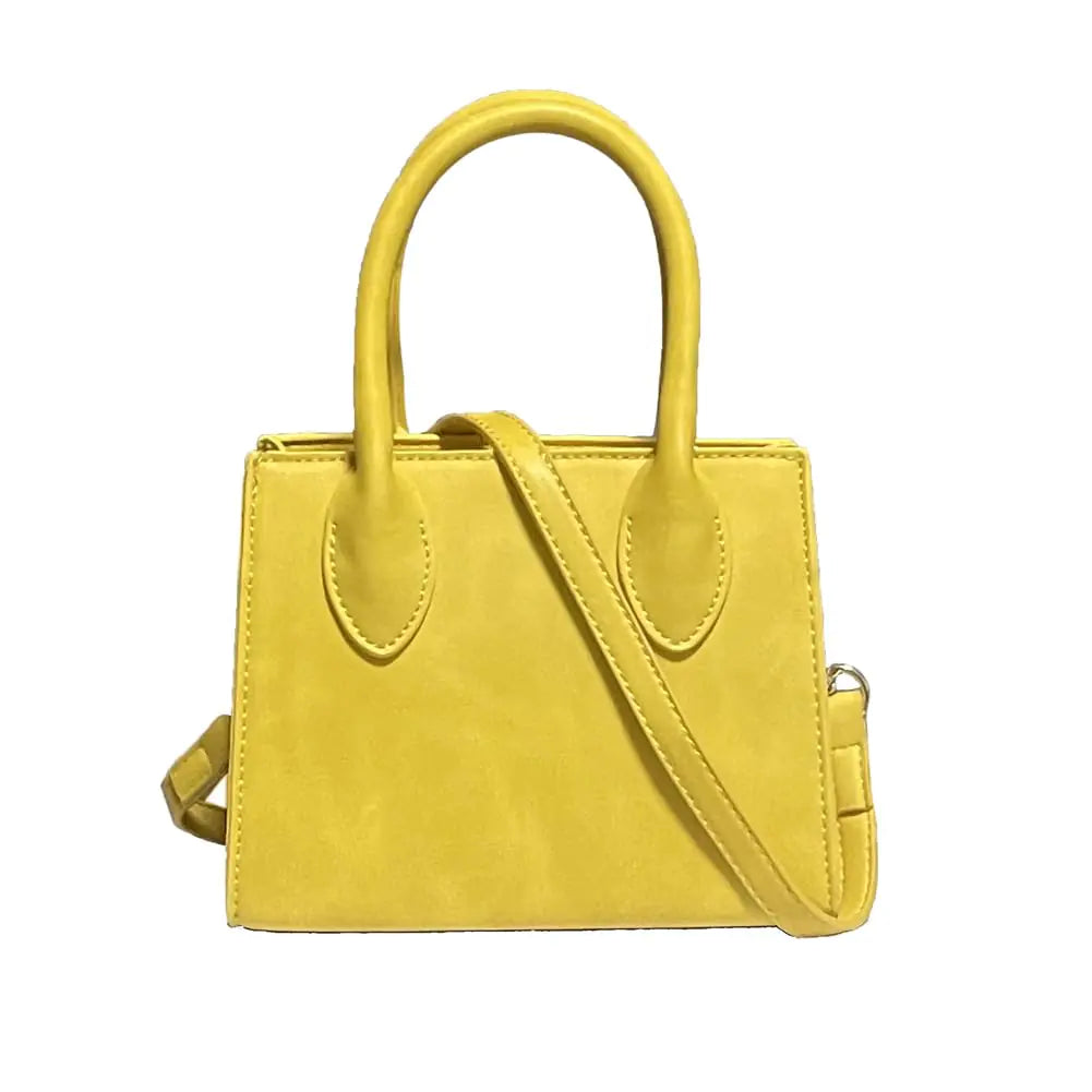 Yellow Mini Crossbody Tote